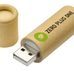 Usb Cylindrical Shape Made From Recycled Paper (Factory Direct Moq)