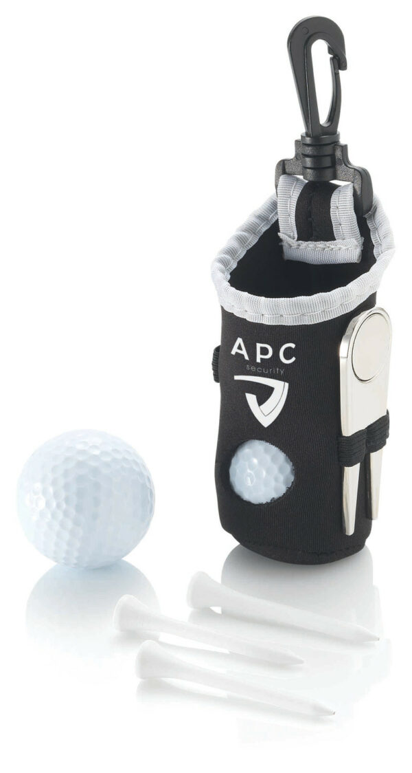 Golf Gift Set With 2 Balls 3 Tees , Ground Repairer And Ball Marker In Neoprene Pouch - 54316_67609.jpg