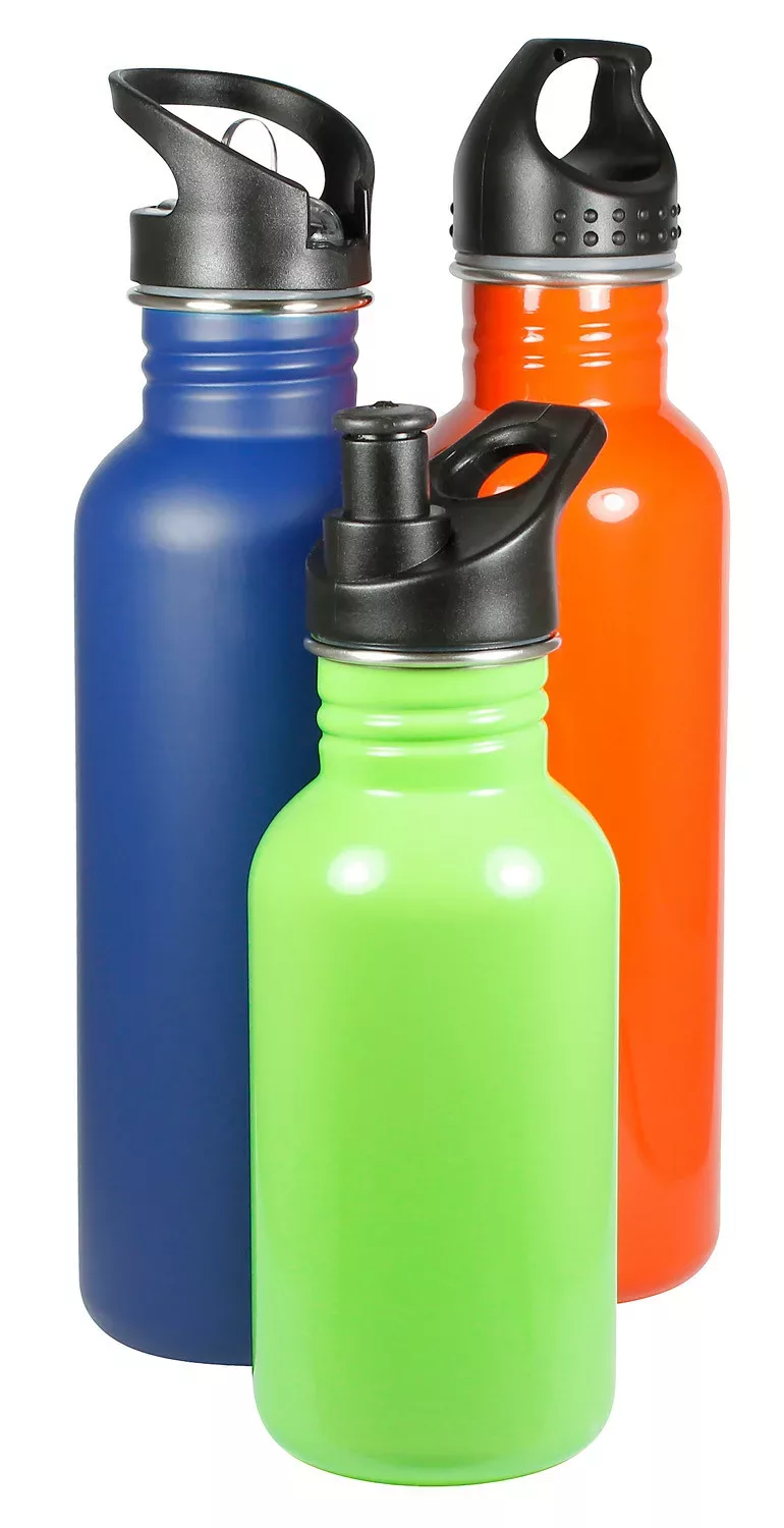 Drink Bottle Stainless Steel 750ml With 3 Types Of Lids - 54328_67769.jpg