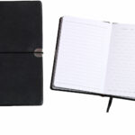 Notebook A5 Size – Leather Look Bookmark And Elastic Closure 112 Pages - 54383_116170.jpg