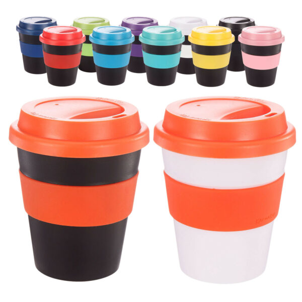 Coffee Cup / Mug11oz/320ml Plastic Karma Kup Plastic Aura Lid Reusable - 54391_68068.jpg