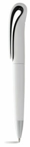 Plastic Pen Twist Action White Barrel And Coloured Trim Swansea - 54459_68323.jpg