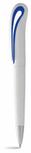 Plastic Pen Twist Action White Barrel And Coloured Trim Swansea - 54459_68324.jpg