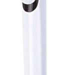 Plastic Pen White Barrel And Coloured Trim Large Clip Spark - 54465_68393.jpg