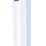 Plastic Pen White Barrel And Coloured Trim Large Clip Spark - 54465_68394.jpg