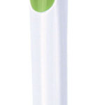 Plastic Pen White Barrel And Coloured Trim Large Clip Spark - 54465_68395.jpg