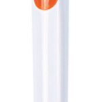 Plastic Pen White Barrel And Coloured Trim Large Clip Spark - 54465_68396.jpg