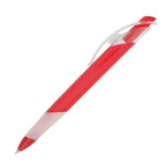 Plastic Pen Push Button Large Curved Clip And Rubber Grip Outlook Pen - 54475_68461.jpg