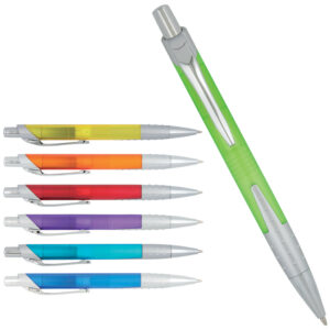 Pen Plastic With Frosted Barrel Apollo - 54476_68463.jpg