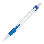 Pen Plastic Silver Barrel With Coloured Trim Apollo Silver - 54477_68479.jpg