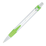 Pen Plastic Silver Barrel With Coloured Trim Apollo Silver - 54477_68482.jpg