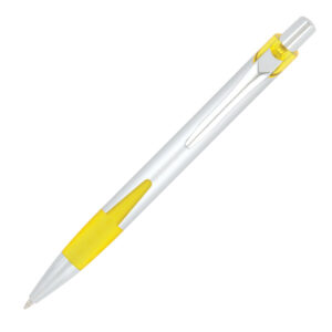 Pen Plastic Silver Barrel With Coloured Trim Apollo Silver - 54477_68491.jpg