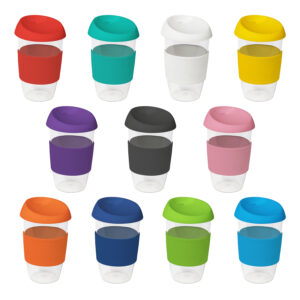 Coffee Cup / Mug 16oz/535ml Clear Plastic Karma Kup With Silicon Lid Reusable Eco Friendly - 62174_116831.jpg