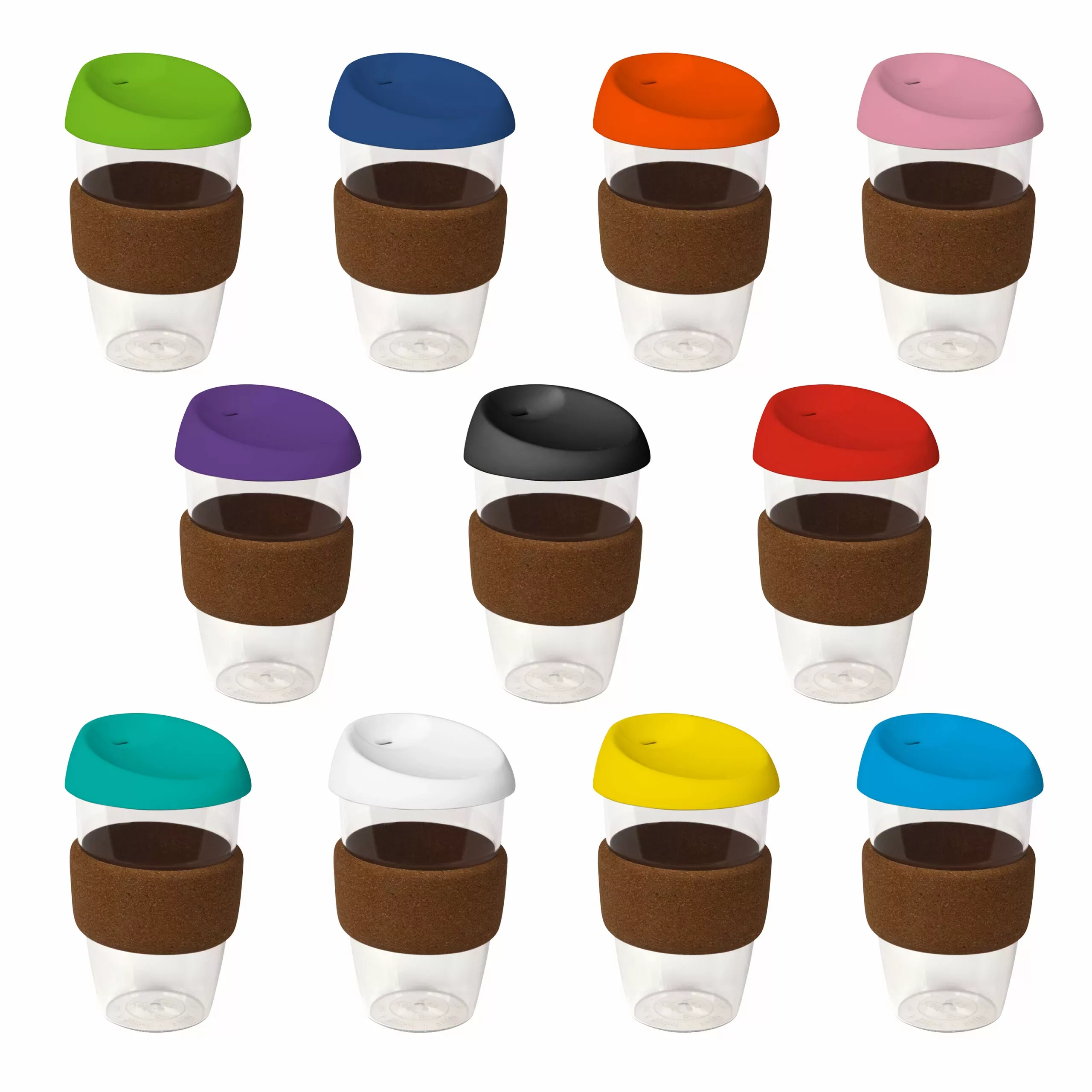 Coffee Cup / Mug 16oz/535ml Plastic Karma Kup With Cork Band Silicon Lid Reusable Eco Friendly - 62187_116724.jpg