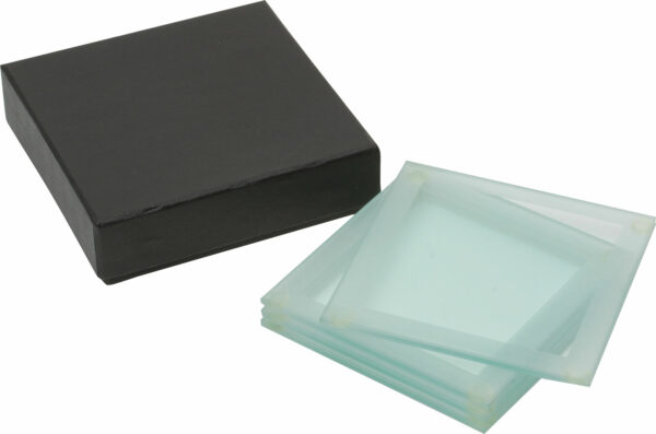 Coaster Set Of 4 Made From Glass Packed In A Gift Box - 9455_115825.jpg