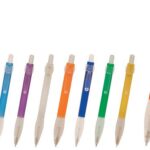 Plastic Pen Click Action With Frosted Colour Barrel Ergonomic Grip Satin - 9578_5229.jpg