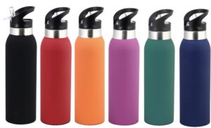 Thermo Drink Bottle -Rubber Paint Finish-Bpa Free - 58714_121155.jpg