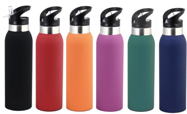 Thermo Drink Bottle -Rubber Paint Finish-Bpa Free - 58714_121155.jpg