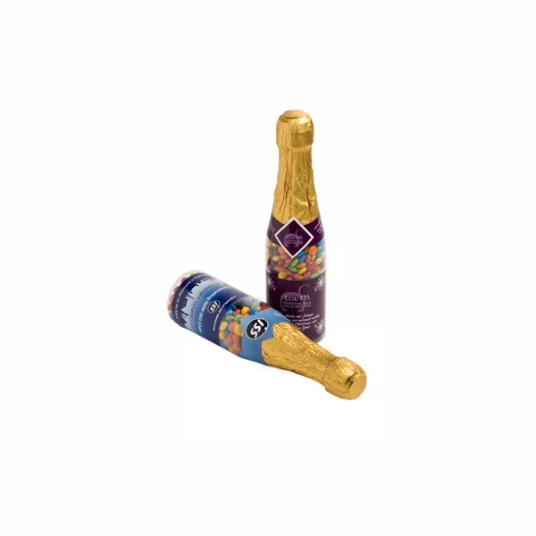 Champagne Bottle Filled with Mini M&#038;Ms 220G - 34455_69052.jpg