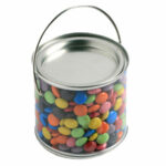 Medium PVC Bucket Filled with Choc Beans 400G