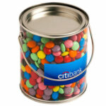 Big PVC Bucket Filled with With Choc Beans 875G