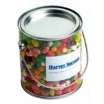 Big PVC Bucket Filled with JELLY BELLY Jelly Beans 850G