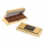 Gold Bullion Box with Milk Chocolate Bar