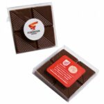 Chocolate block in PVC Stand Up Box