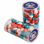 Pet Tube Filled with Chewy Fruits (Skittle Look Alike) 100G