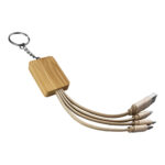 Square Bamboo Charging Cable Key Ring - 63218_123351.jpg