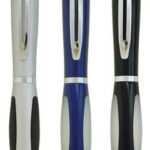 Pen Metal Silver Fittings Rubber Grip Parker Style Refill Aspen - 21962_13784.jpg