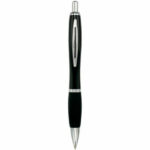 Metal Pen Curved Barrel Black Rubber Grip Ultra Vista - 21977_13799.jpg