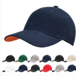 Cap 6 Panel Embroidered Eyelets Pre Curved Peak , Heavy Brushed Cotton Sports Star - 26974_41802.png