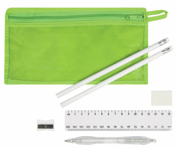 Stationery Set Ruler, Pencils, Pen, Sharpener And Rubber - 26995_115992.jpg