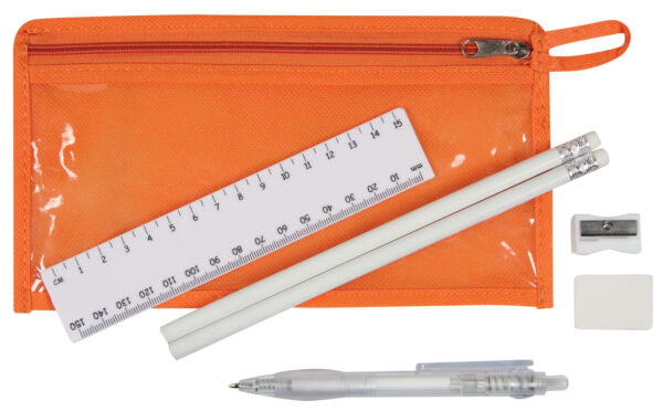 Stationery Set Ruler, Pencils, Pen, Sharpener And Rubber - 26995_116560.jpg