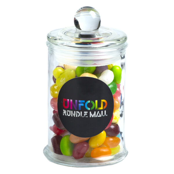 Small Apothecary Jar Filled with JELLY BELLY Jelly Beans 115G - 55858_69117.jpg