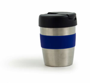 Coffee Cup / Mug 8oz/235ml Stainless Steel Karma Kup Plastic Flip Lid Reusable . Eco Friendly - 56741_73423.jpg