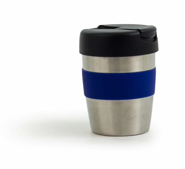 Coffee Cup / Mug 8oz/235ml Stainless Steel Karma Kup Plastic Flip Lid Reusable . Eco Friendly - 56741_73423.jpg