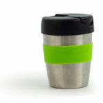 Coffee Cup / Mug 8oz/235ml Stainless Steel Karma Kup Plastic Flip Lid Reusable . Eco Friendly - 56741_73425.jpg