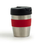 Coffee Cup / Mug 8oz/235ml Stainless Steel Karma Kup Plastic Flip Lid Reusable . Eco Friendly - 56741_73427.jpg