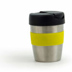 Coffee Cup / Mug 8oz/235ml Stainless Steel Karma Kup Plastic Flip Lid Reusable . Eco Friendly - 56741_73429.jpg