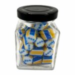 Small Glass Jar with Rock Candy 70g