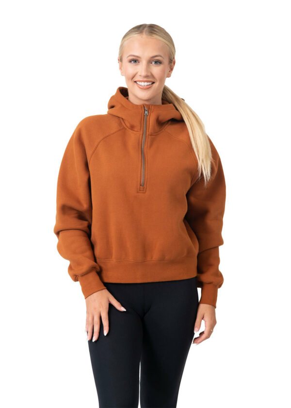 Ladies/Girls Cotton Care Half-Zip - 66865_131046.jpg