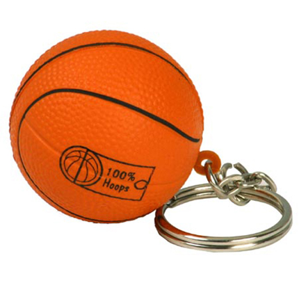 Basketball With Keyring Stress Item - 57733_83879.jpg