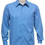 Mens Micro Check Long Sleeve Shirt - 11570_22739.jpg