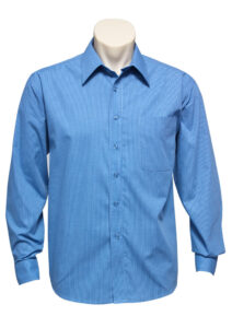 Mens Micro Check Long Sleeve Shirt - 11570_22739.jpg