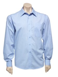 Mens Micro Check Long Sleeve Shirt - 11570_6472.jpg