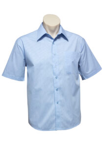 Mens Micro Check Short Sleeve Shirt - 11572_22747.jpg