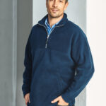 Mens Heavy Weight 1/2 Zip Winter Fleece - 2985_29592.jpg