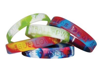 Multi-Coloured Debossed Wristbands - 38473_19889.jpg